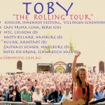 the rolling tour banner