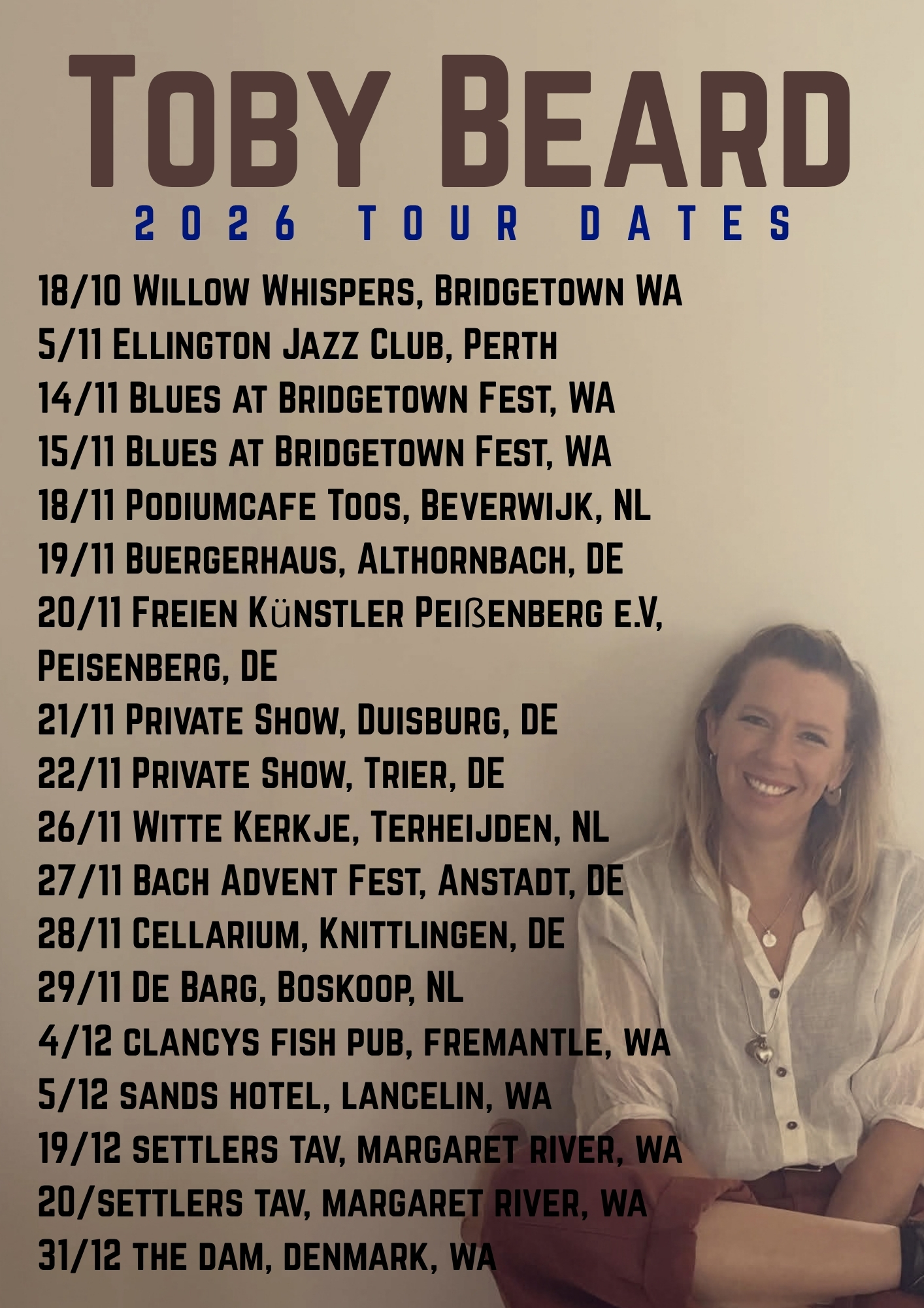 2026 full dates poster
